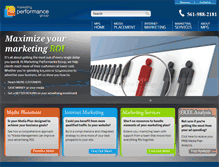 Tablet Screenshot of marketingperformancegroup.com